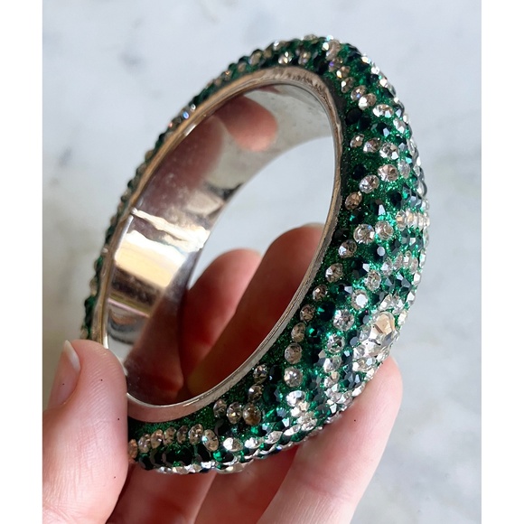 Rhinestone Statement Bangle - Picture 3 of 4